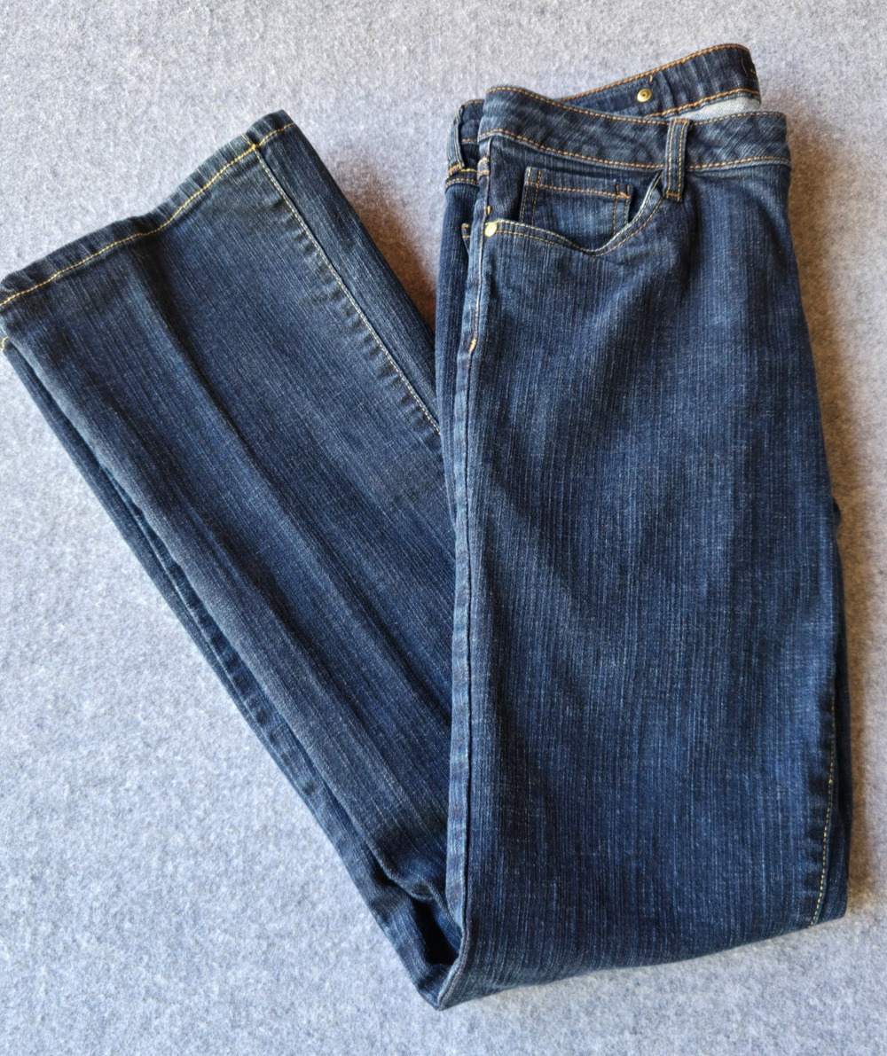 Southpole Women's Jeans Bootcut Embellished Back Pockets Dark Blue Size 9